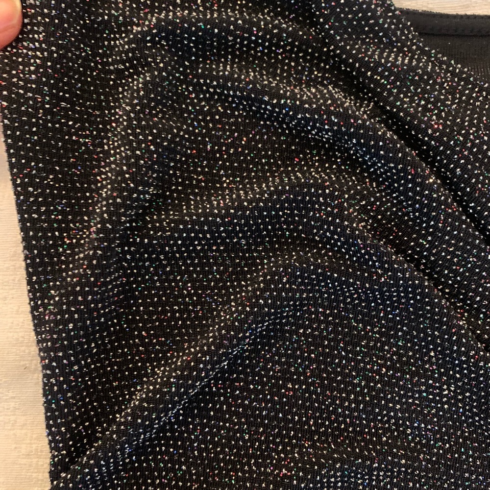 Free press mini dress sparkly in black